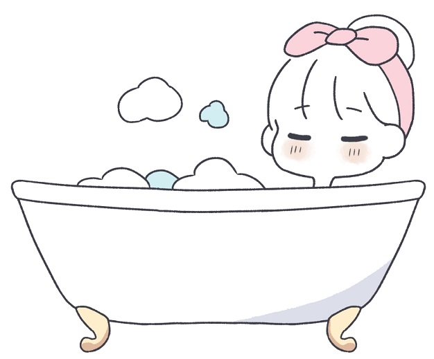 お風呂で身体を温める