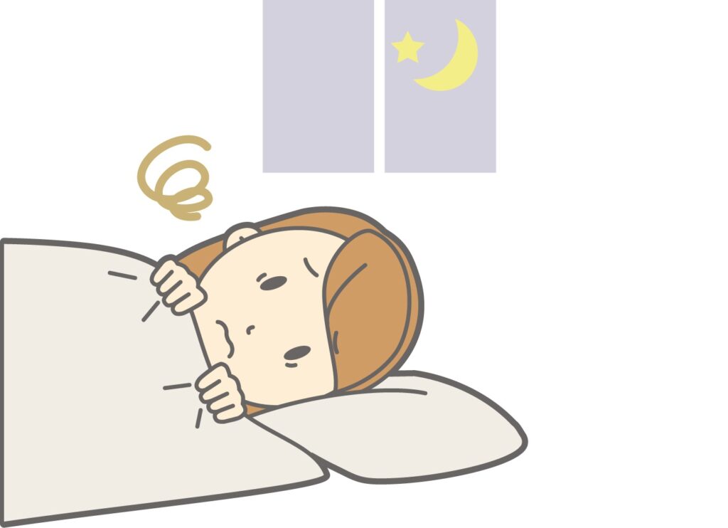 睡眠の質が低下する