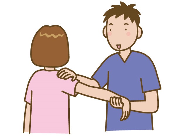 関節の動きをチェック