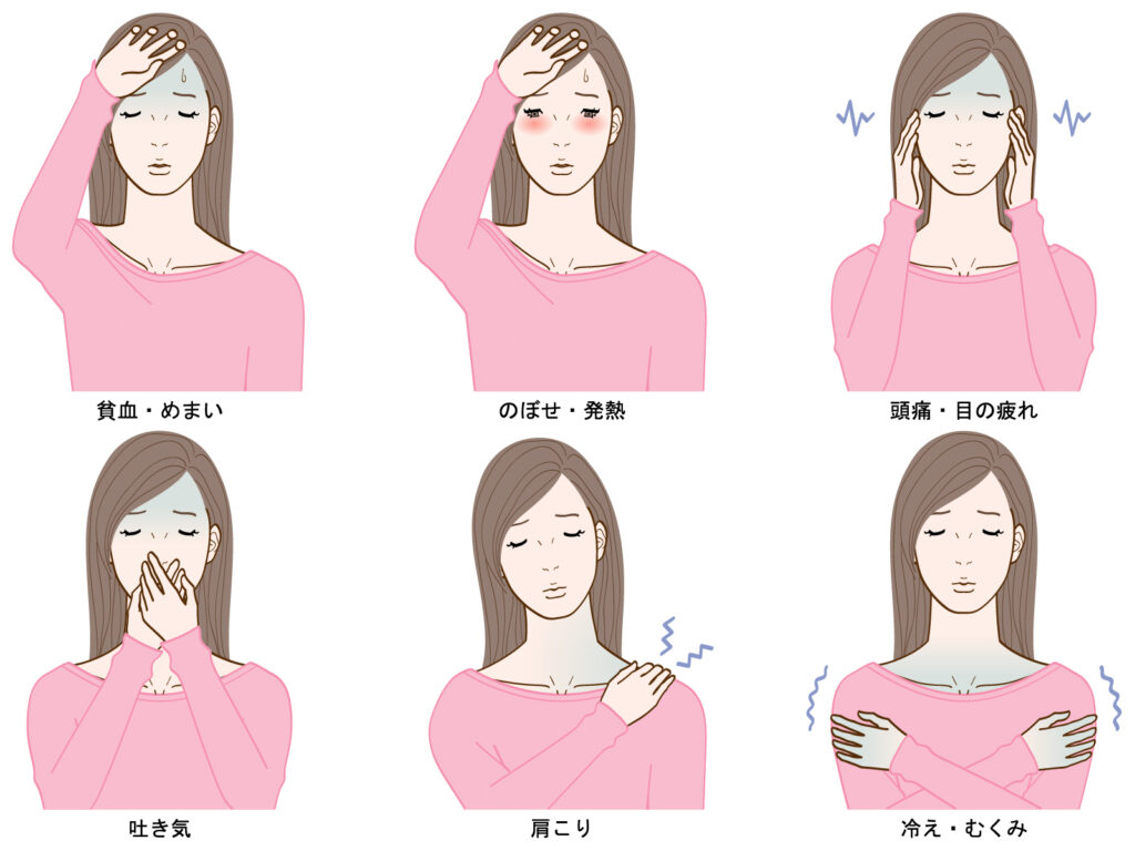 日によって症状が変わる