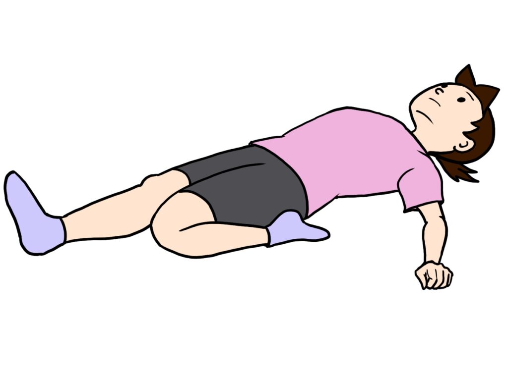 ひざの上または下の痛みを改善するストレッチ