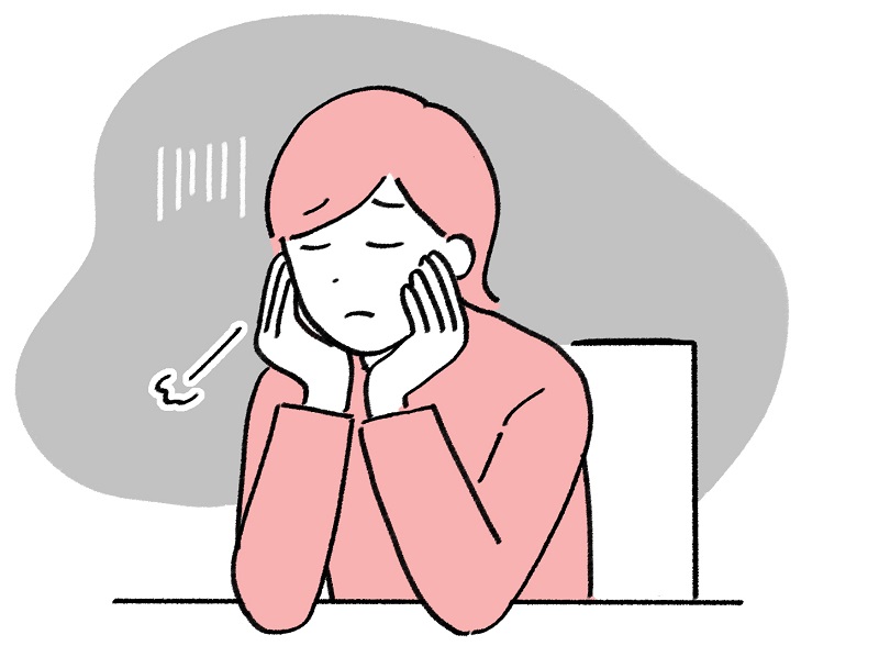 精神的不調のリスクも高くなる