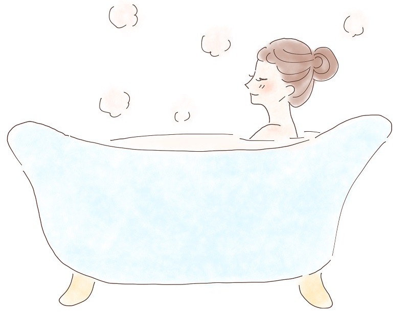 お風呂でリラックスする