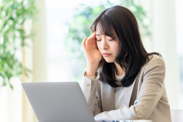 緊張型頭痛のイメージ