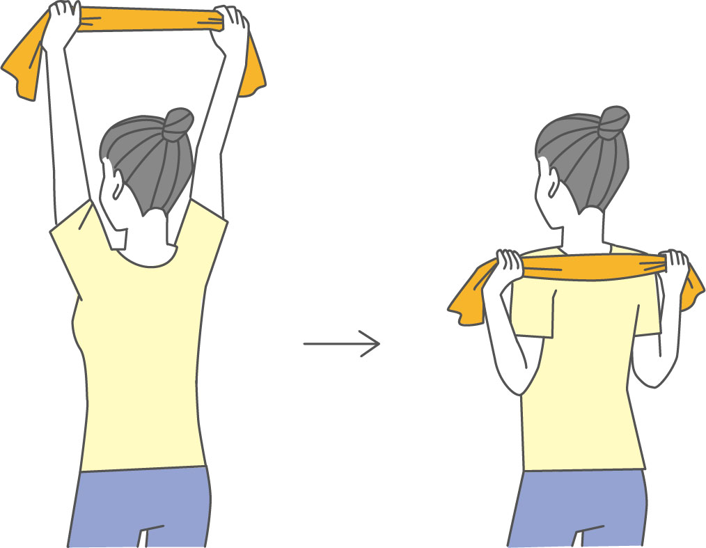 タオルストレッチ